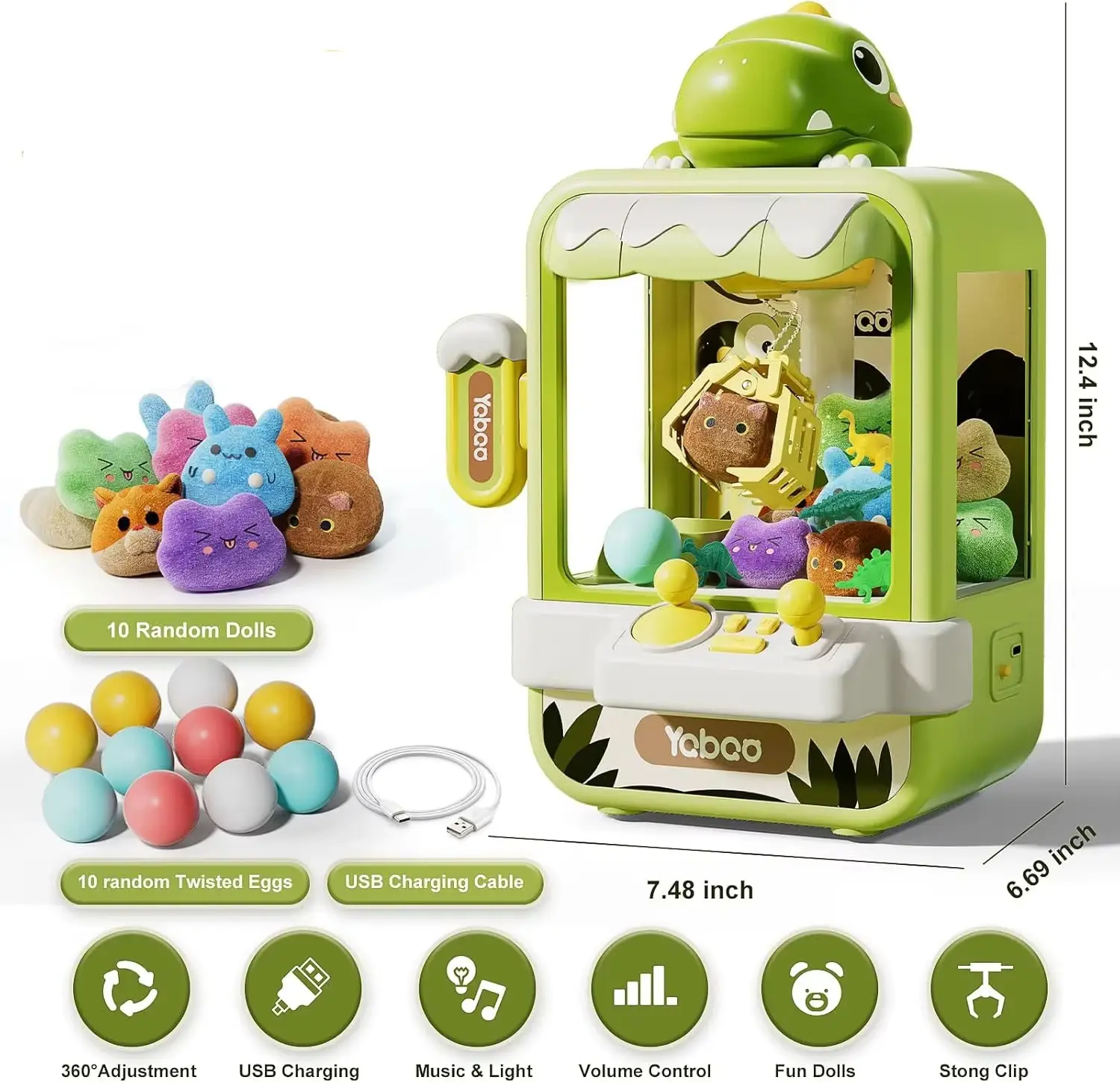 Dinosaur Claw Machine Arcade Game