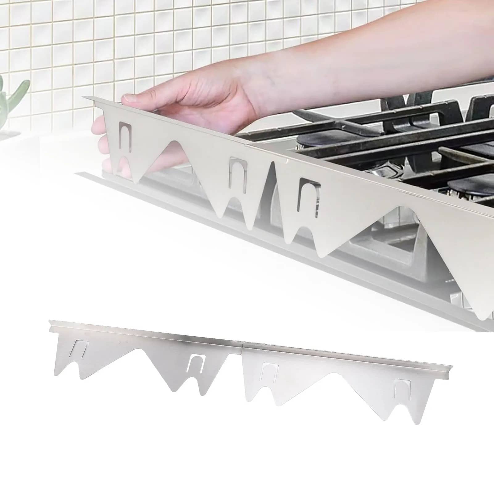 Stainless Steel Stove Gap Covers-2PCS