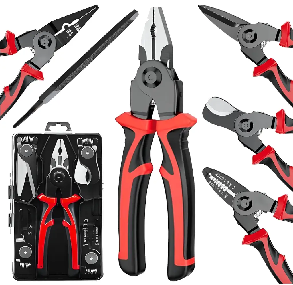 5-in-1 Interchangeable Plier Set