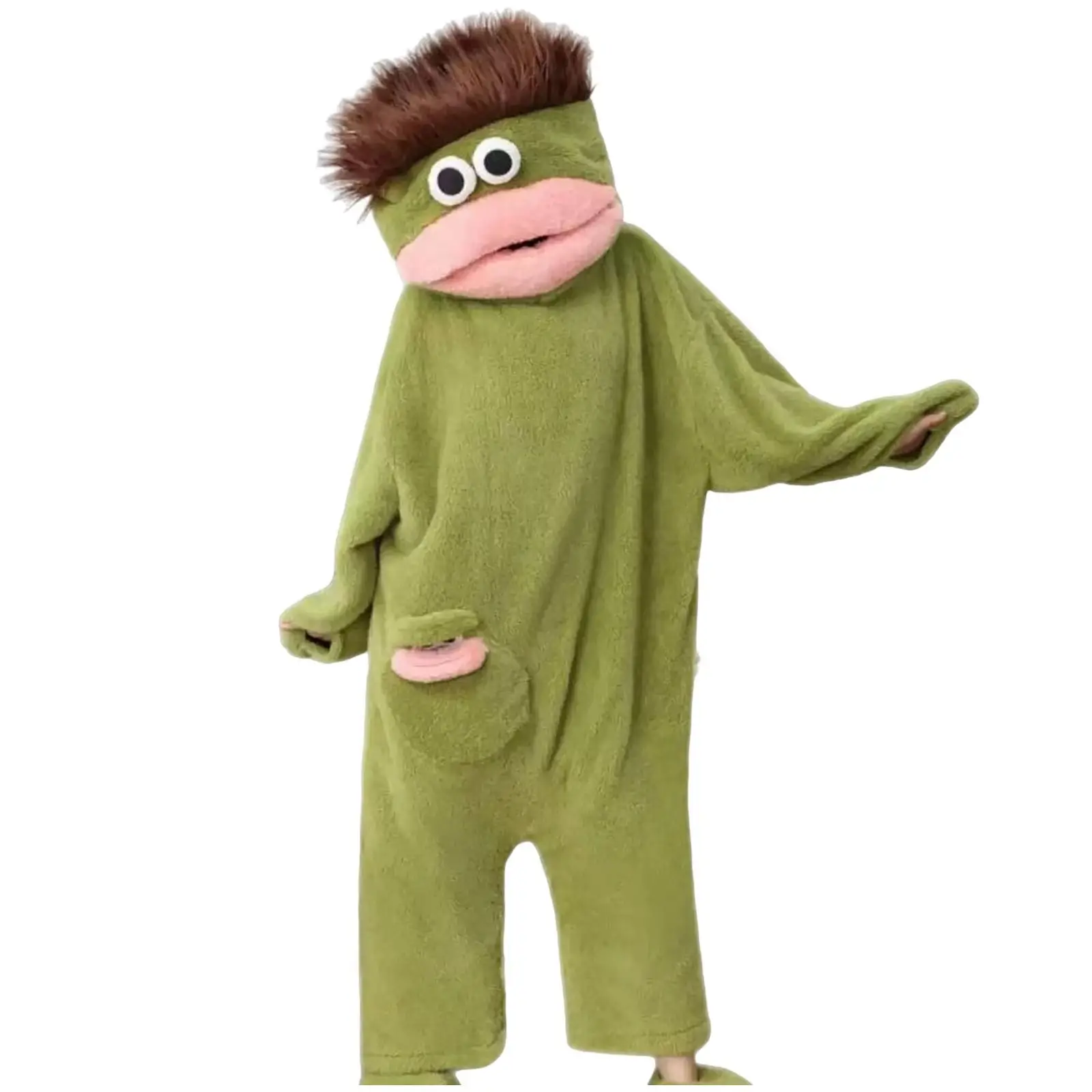 Frog Character Hooded Onesie