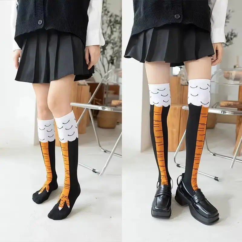 Chicken Leg Thigh High Socks